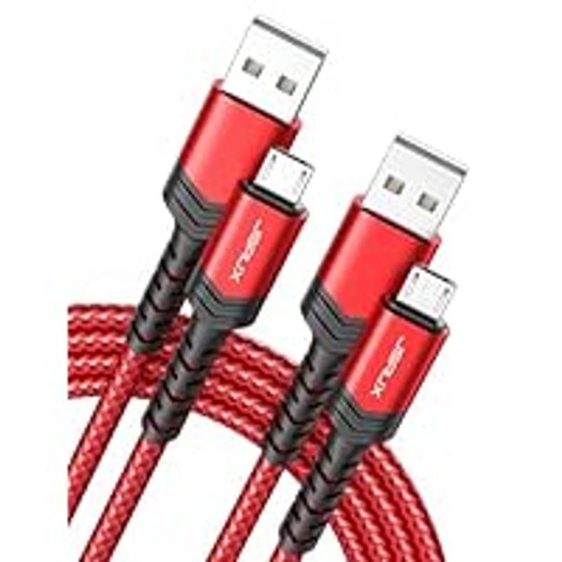 Zestaw 2 kabli Micro USB do ładowania i transmisji danych.